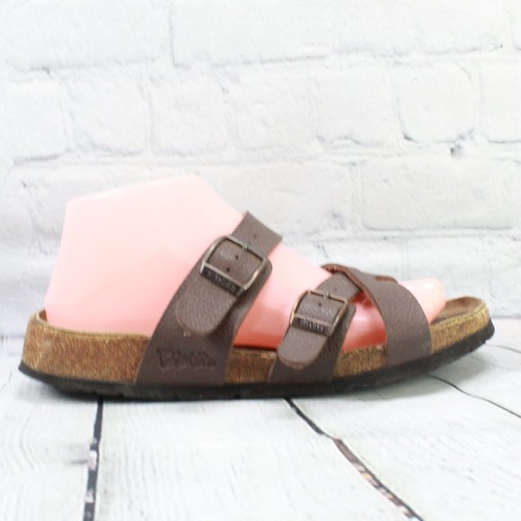 Birkenstock Shoes - Birkis By Birkenstock Nepal Criss-Cross Double Buckle Strap Sandals M 5 L 7